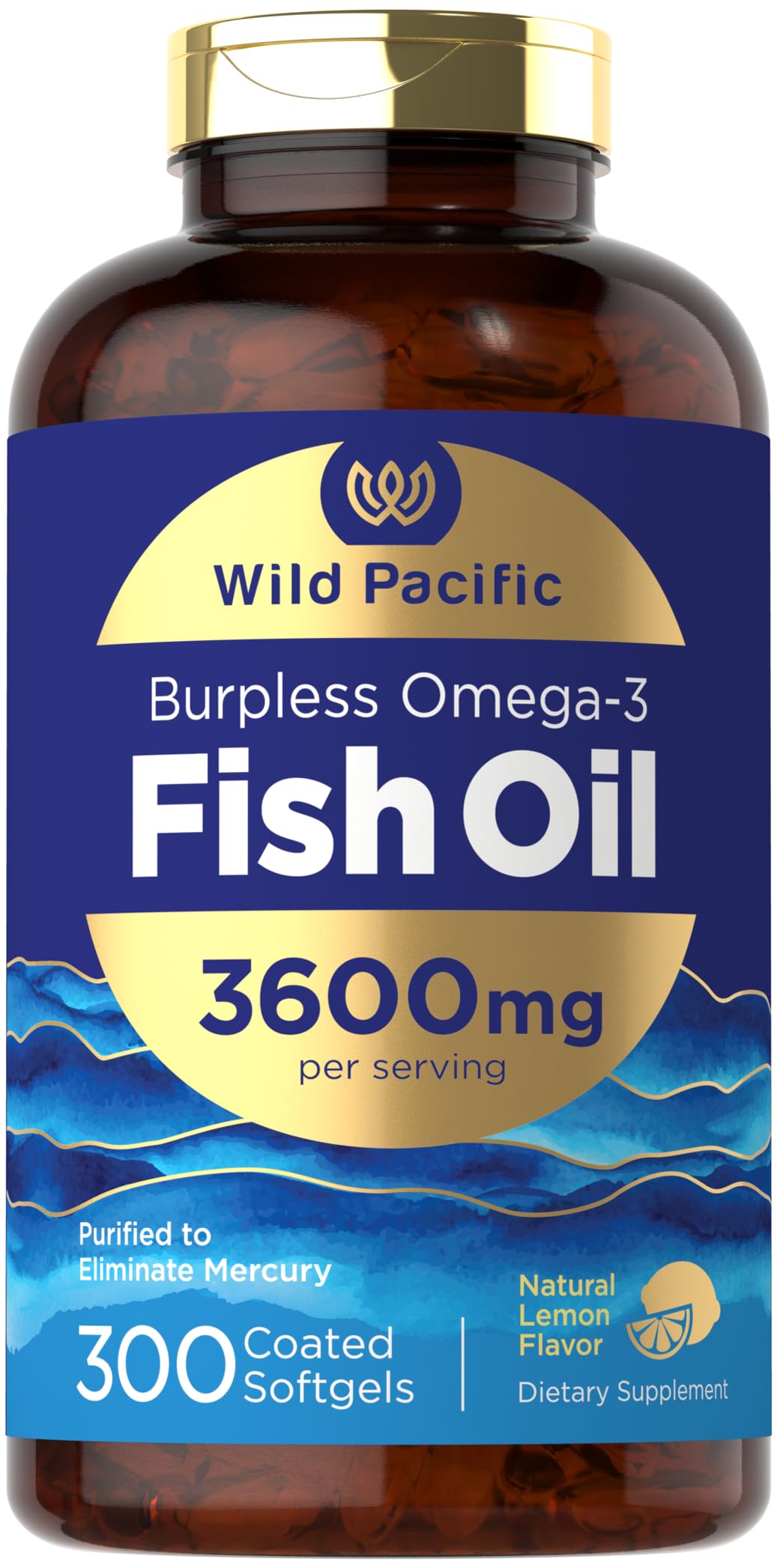 Foto 2 pulgar | Suplemento Carlyle Burpless Fish Oil 3600 Mg 300 Cápsulas Blandas - Venta Internacional