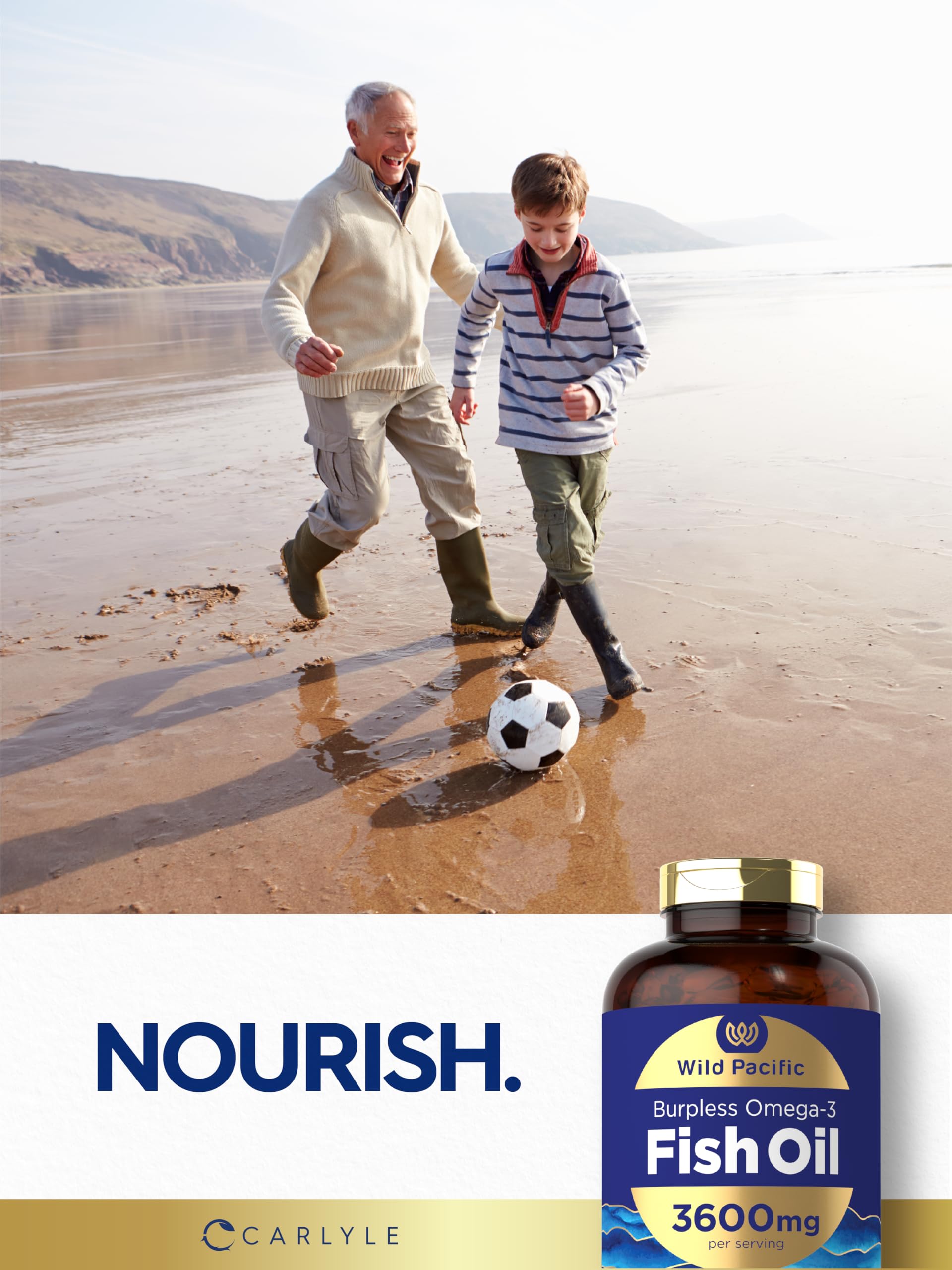 Foto 8 pulgar | Suplemento Carlyle Burpless Fish Oil 3600 Mg 300 Cápsulas Blandas - Venta Internacional