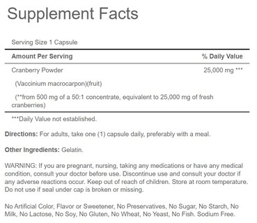 Foto 4 | Suplemento Puritan's Pride One A Day Cranberry 120 Cápsulas - Venta Internacional