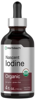 Foto 1 | Suplemento Horbäach Nascent Yodo 325 Mcg 120 ml Vegano y Orgánico - Venta Internacional