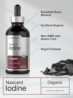Foto 4 | Suplemento Horbäach Nascent Yodo 325 Mcg 120 ml Vegano y Orgánico - Venta Internacional