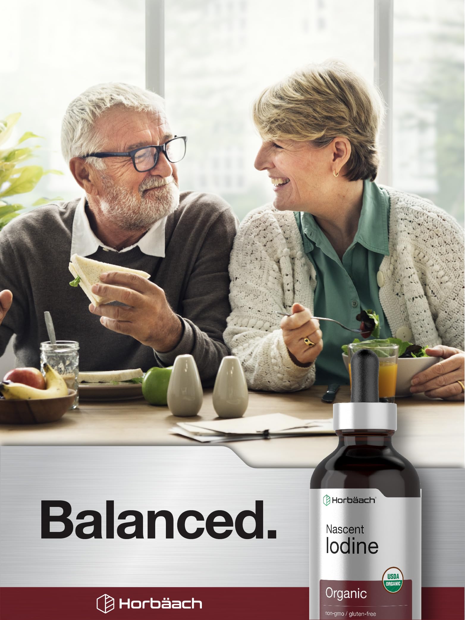 Foto 7 | Suplemento Horbäach Nascent Yodo 325 Mcg 120 ml Vegano y Orgánico - Venta Internacional