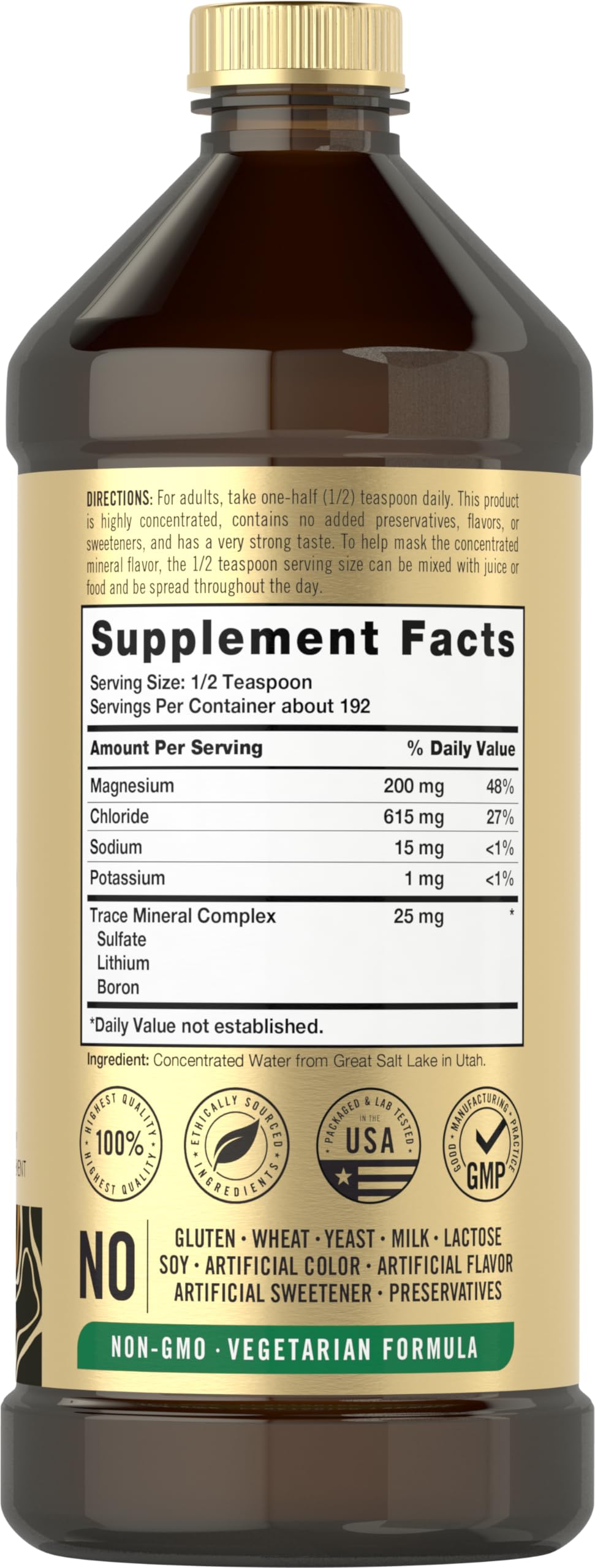Foto 3 pulgar | Suplemento Carlyle Trace Mineral Drops 473 ml Espectro Completo - Venta Internacional