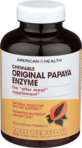Suplementos American Health Papaya Enzyme Original 600 Table - Venta Internacional