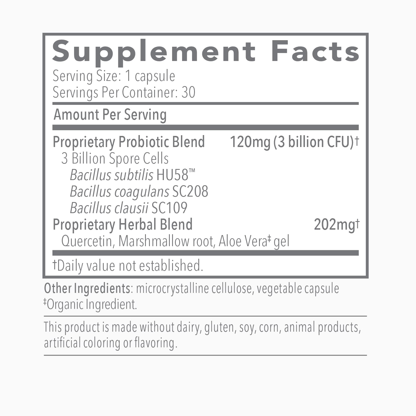 Foto 6 pulgar | Probiótico Bio-Botanical Research Biocidin Proflora 4R 30 Cápsulas - Venta Internacional