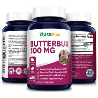 Foto 4 | Suplemento de Extracto de Petasita Nusapure 100 Mg 200 Cápsulas Vegetarianas - Venta Internacional