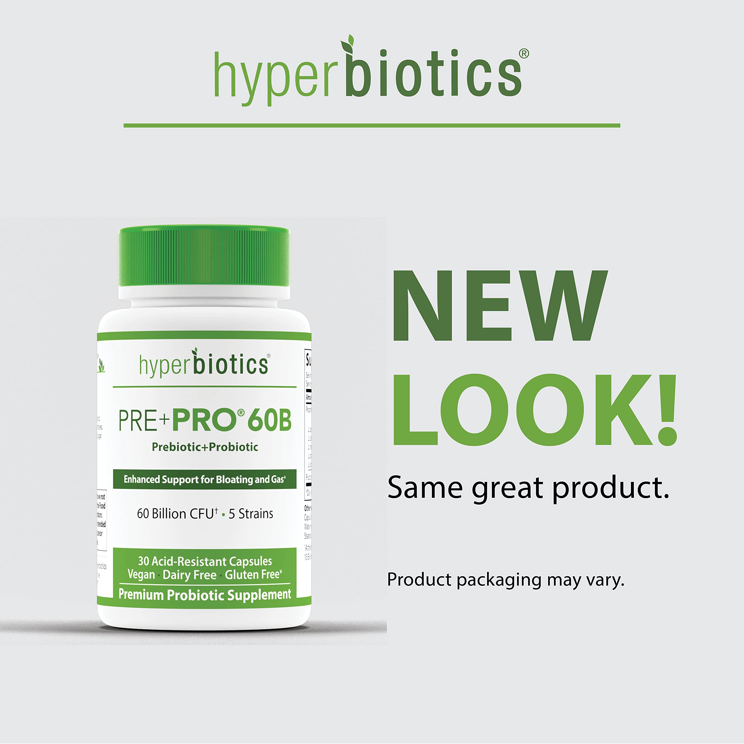 Foto 5 pulgar | Suplemento Hyperbiotics Pre Pro Vegan Probiotics 30 Cápsulas - Venta Internacional
