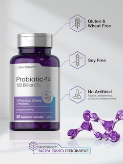 Foto 4 | Suplemento Horbäach Probiotics 50 Cápsulas - Venta Internacional