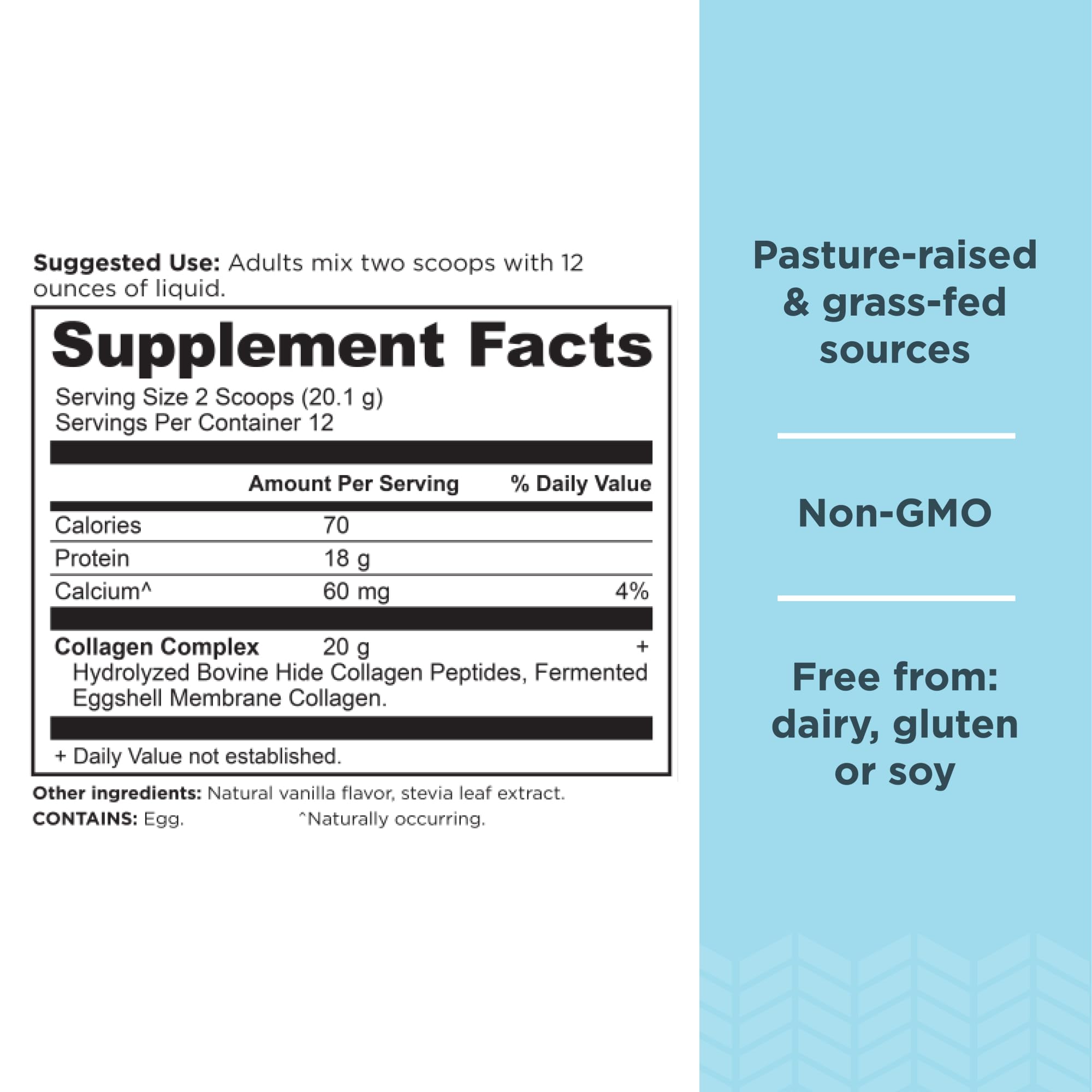 Foto 3 pulgar | Suplemento Ancient Nutrition con Péptidos de Colágeno Vainilla 240 G - Venta Internacional