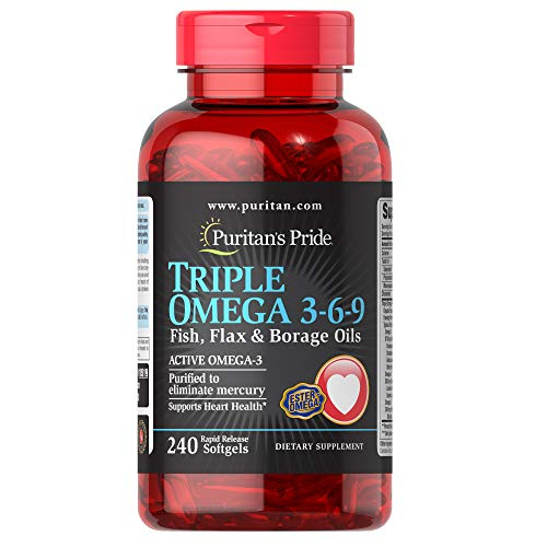Foto 2 pulgar | Suplemento Puritan's Pride Triple Omega 3-6-9 de Pescado Lino y B - Venta Internacional