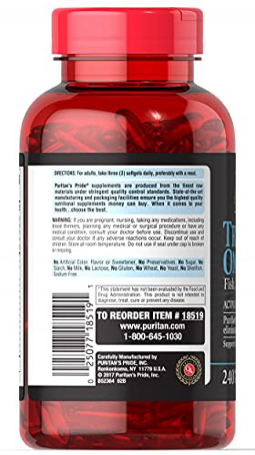 Foto 7 pulgar | Suplemento Puritan's Pride Triple Omega 3-6-9 de Pescado Lino y B - Venta Internacional