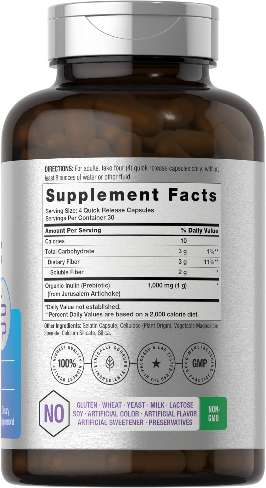 Foto 3 pulgar | Suplemento Horbaach Prebiotic 120 Píldoras en Polvo de 1000 mg - Venta Internacional