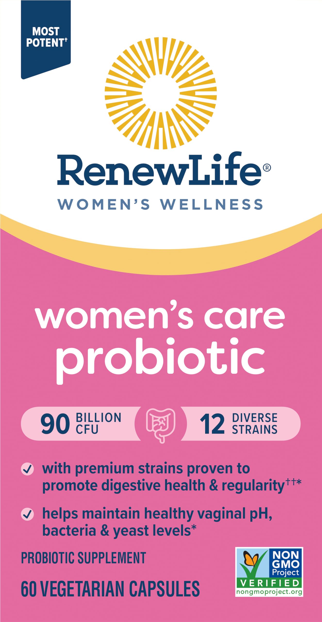 Foto 5 pulgar | Cápsulas Probióticas Renew Life para Mujeres Cfu 60 Unidades - Venta Internacional