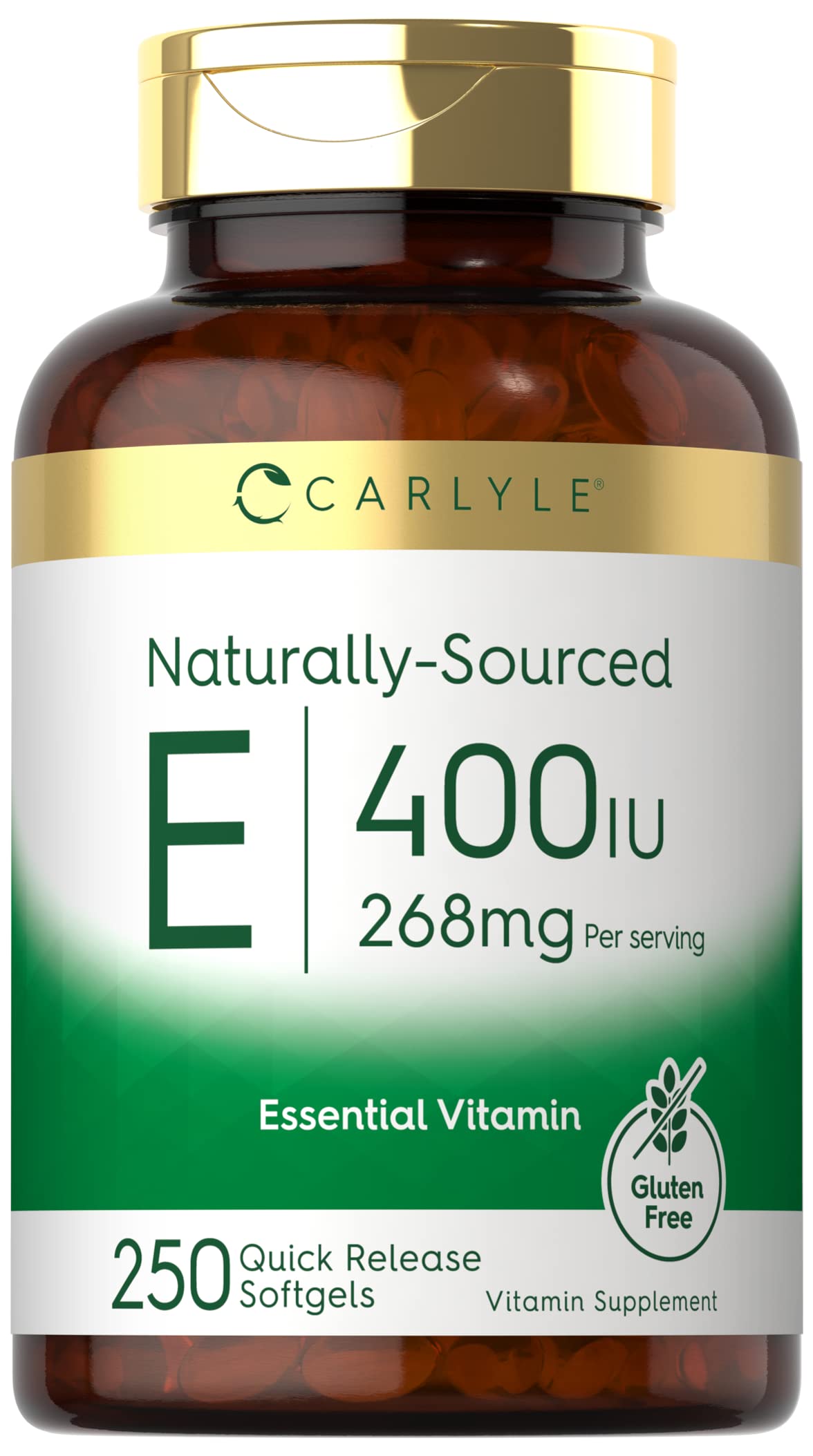 Suplemento Carlyle De Vitamina E 400 Ui Cápsulas Blandas 250 Unidades - Venta Internacional