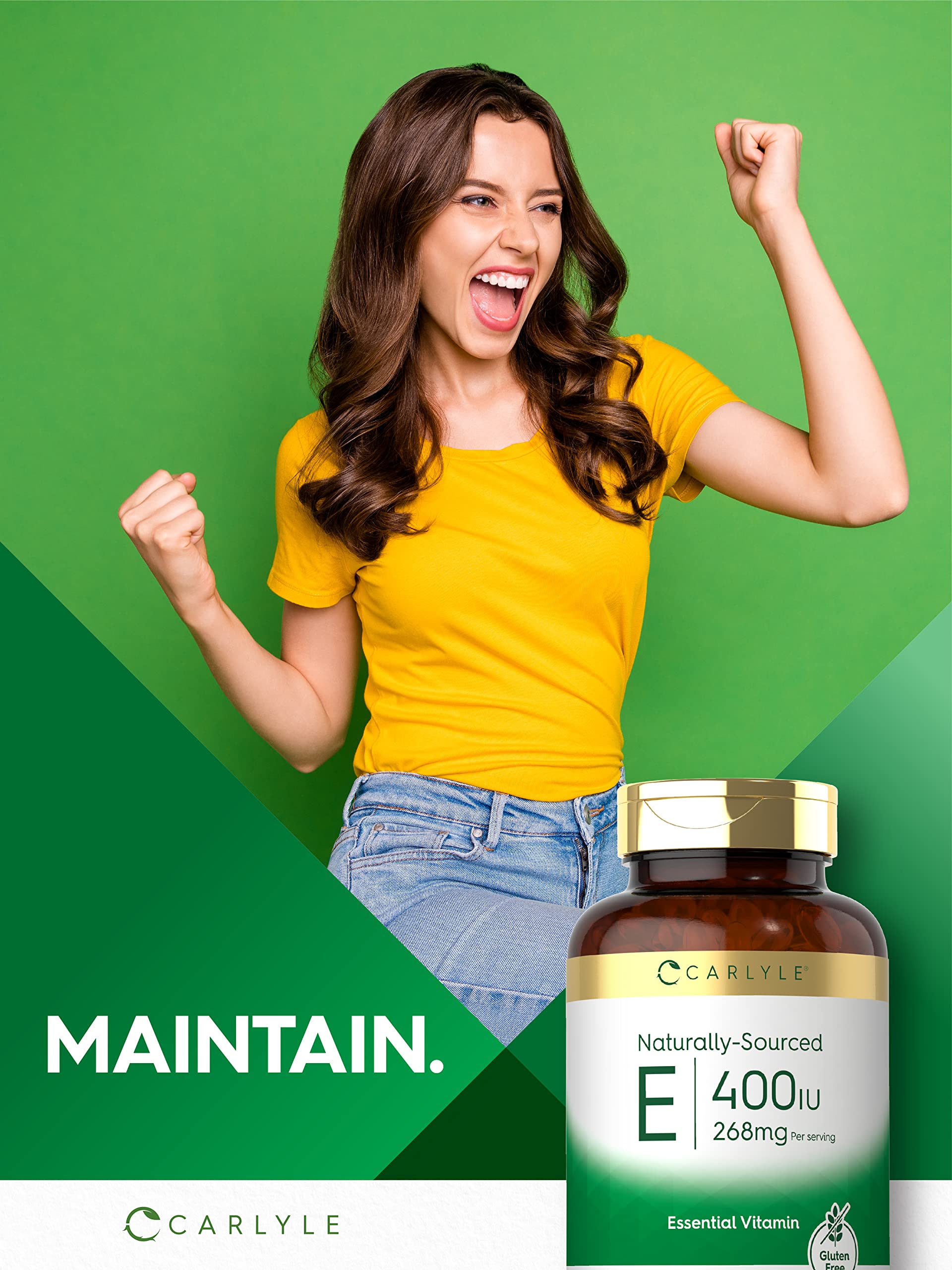 Foto 6 | Suplemento Carlyle De Vitamina E 400 Ui Cápsulas Blandas 250 Unidades - Venta Internacional