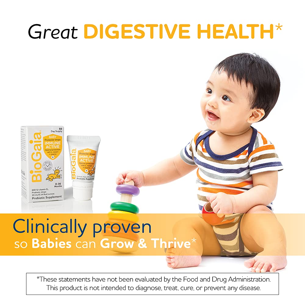 Foto 6 pulgar | Probiótico y Vitamina D para Bebés BioGaia Protectis Immune - Venta Internacional