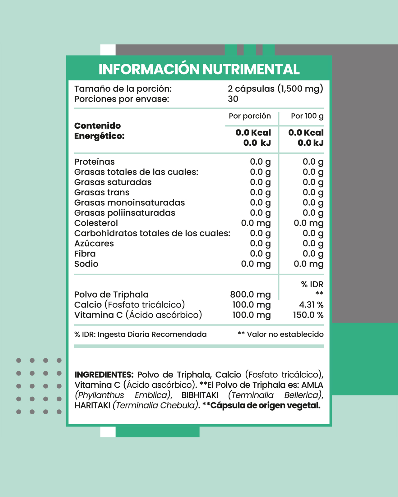 Foto 5 pulgar | Minerales Y Suplementos Flow Supplements 3 Pack - 270 Cápsulas De Triphala