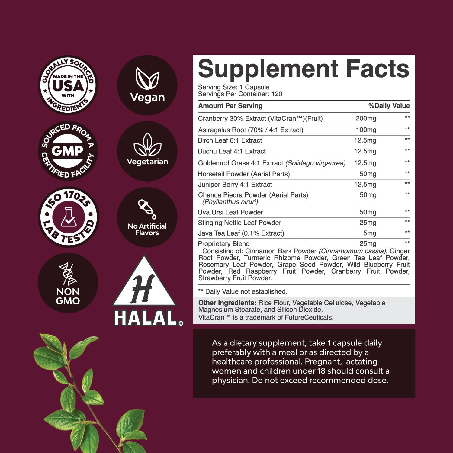 Foto 3 pulgar | Suplemento Nature's Craft Kidney Support 120 Cápsulas-Venta Internacional