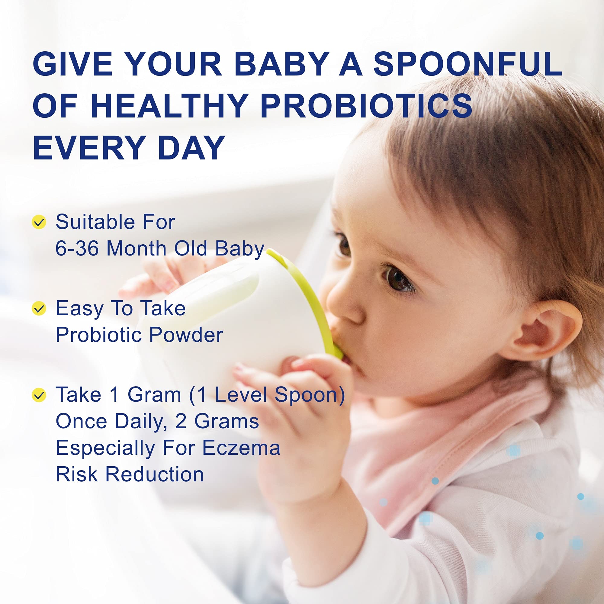 Foto 7 | Polvo Probiótico Life-space 60 G Para Bebés De 0 A 36 Meses - Venta Internacional