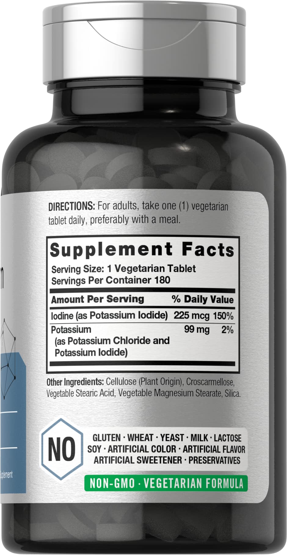 Foto 3 pulgar | Suplemento Horbäach Potassium Plus Yodo 180 Comprimidos - Venta Internacional