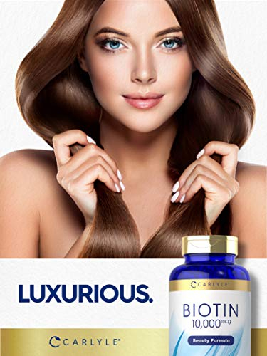 Foto 5 | Suplemento Carlyle Biotina 10000 mcg 300 Cápsulas Blandas de Máxima Concentración - Venta Internacional