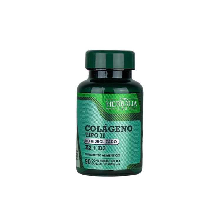 Foto 2 pulgar | Herbalia Lab Colágeno No Hidrolizado Tipo Ii Con Vitamina K Y D3