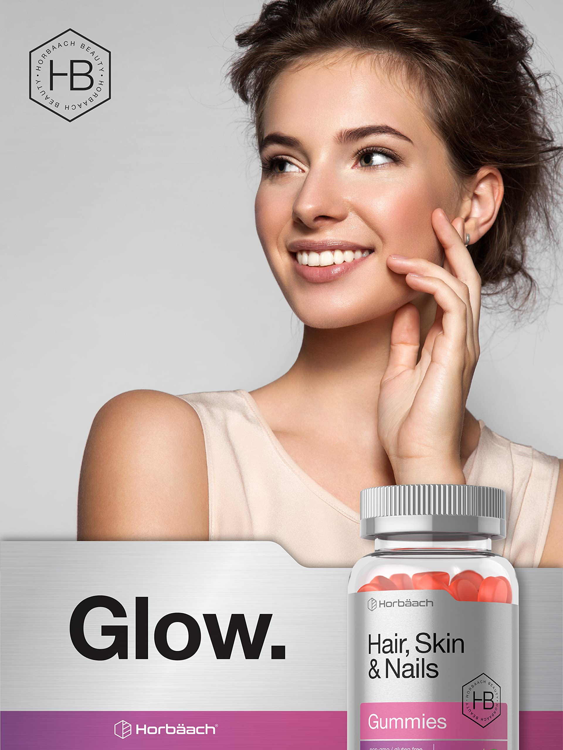 Foto 7 pulgar | Suplemento Horbaach para Cabello Piel y Uñas 100 Unidades - Venta Internacional