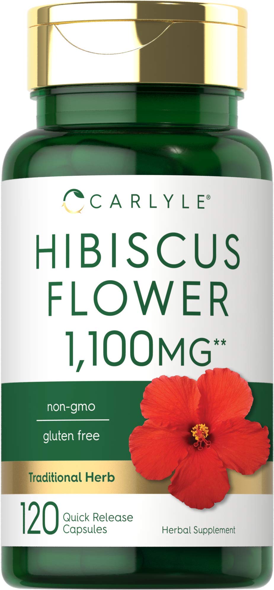 Foto 2 pulgar | Suplemento de Extracto de Flor de Hibisco Carlyle 1100 mg 120 Cápsulas - Venta Internacional