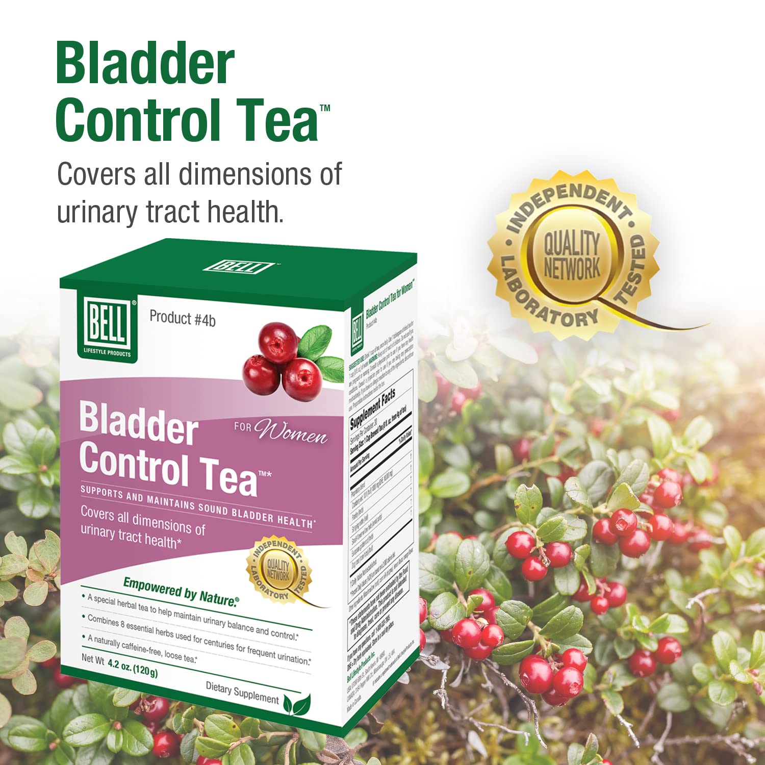 Foto 6 pulgar | Té Bell Control de la Vejiga para Mujeres - Hojas Sueltas a Base de Hierbas - Venta Internacional