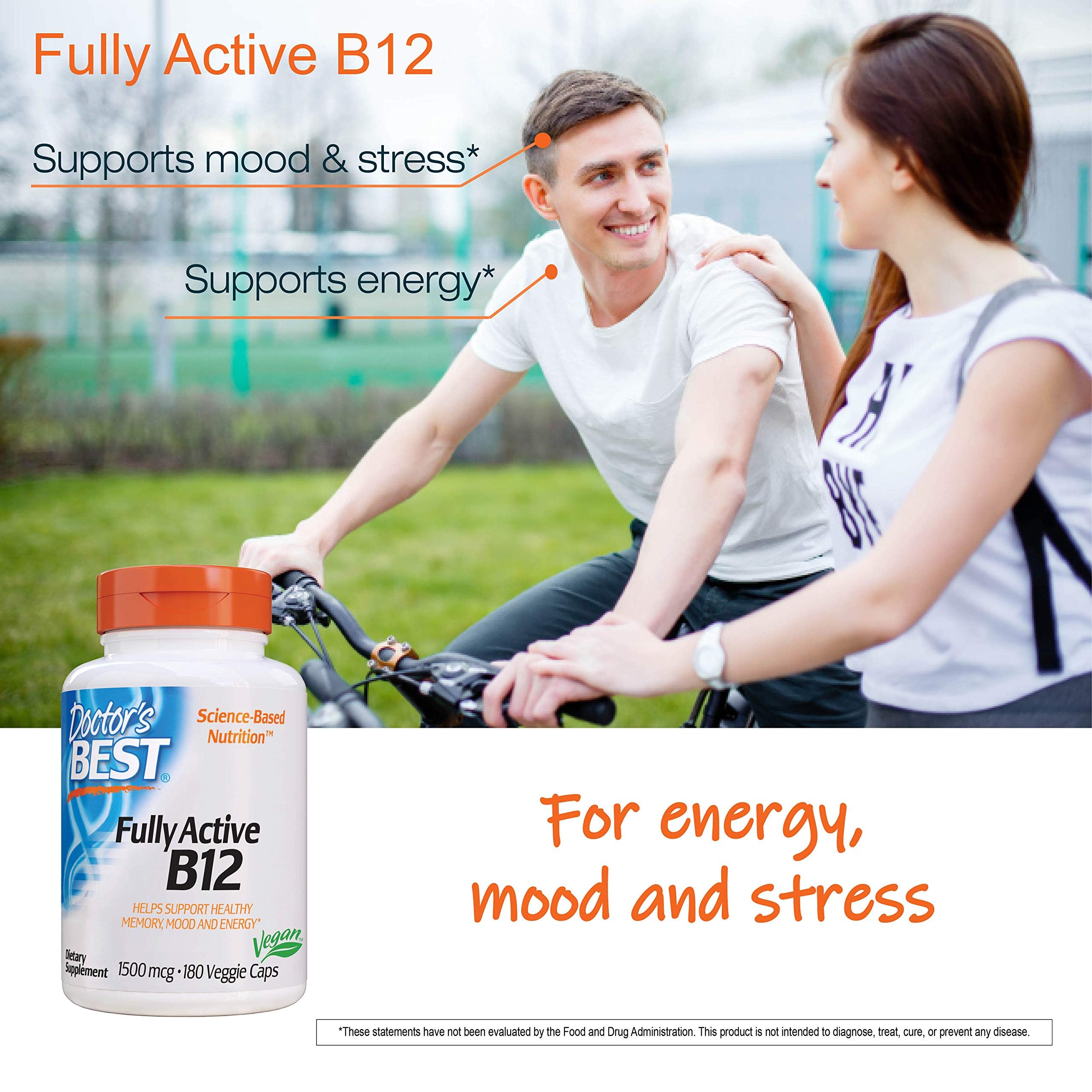 Foto 3 | Suplemento Doctor's Best Fully Active B12 1500 Mcg 180 Tabletas - Venta Internacional