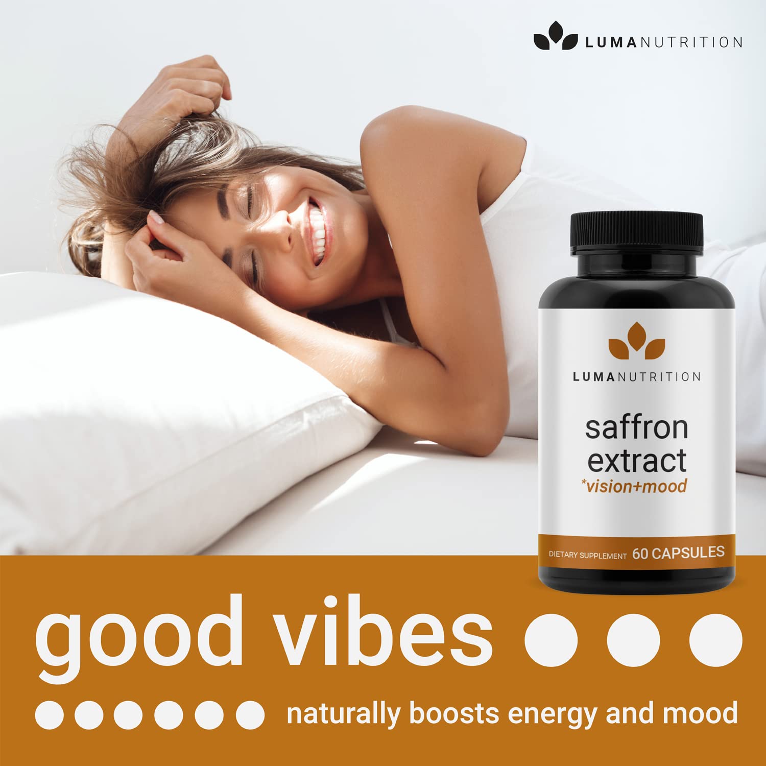 Foto 5 | Suplementos Luma Nutrition Extracto de Azafrán 88 50 mg 60 Cápsulas - Venta Internacional
