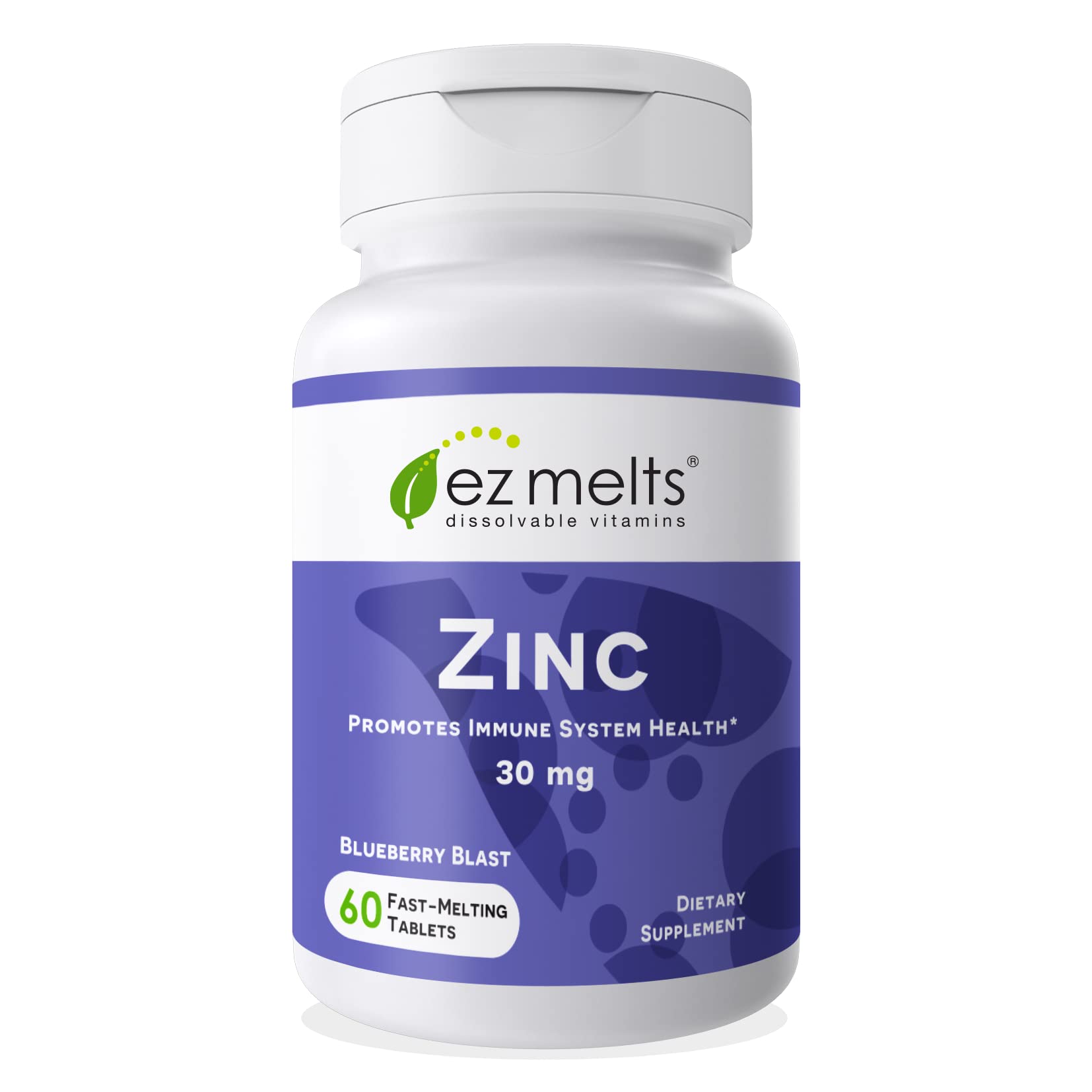 Foto 1 | Suplemento de Zinc Soluble Ez Melts de 30mg 60 Tabletas - Sin Azúcar