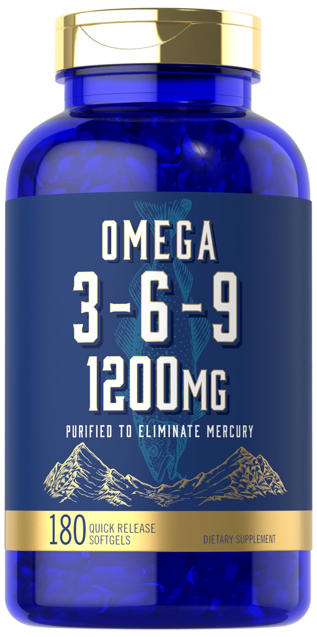 Foto 2 pulgar | Suplemento Carlyle Omega 3-6-9 1200 Mg 180 Cápsulas de Gelatina Blanda - Venta Internacional