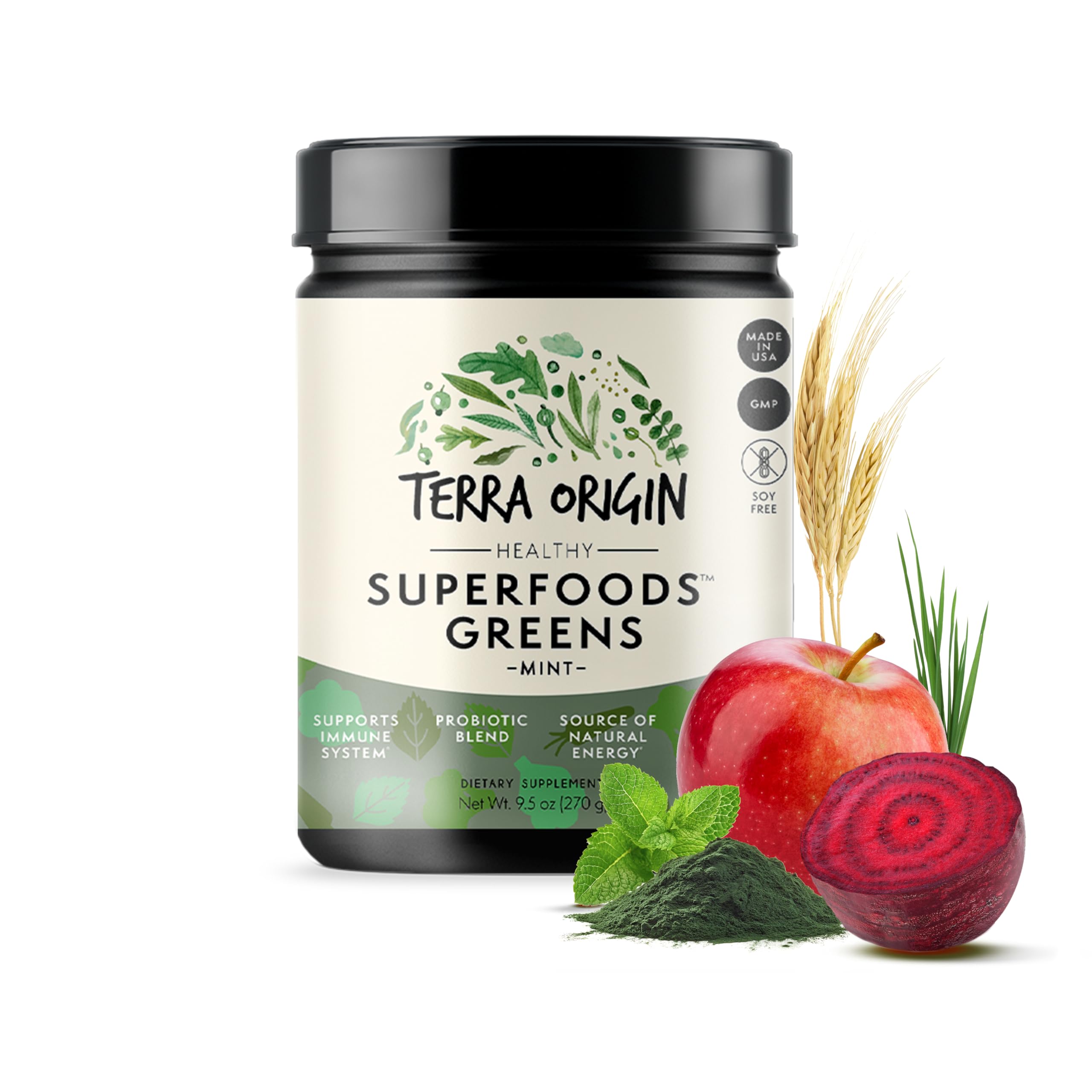 Foto 2 pulgar | Suplemento Terra Origin Superfoods Greens 30 Porciones - Venta Internacional