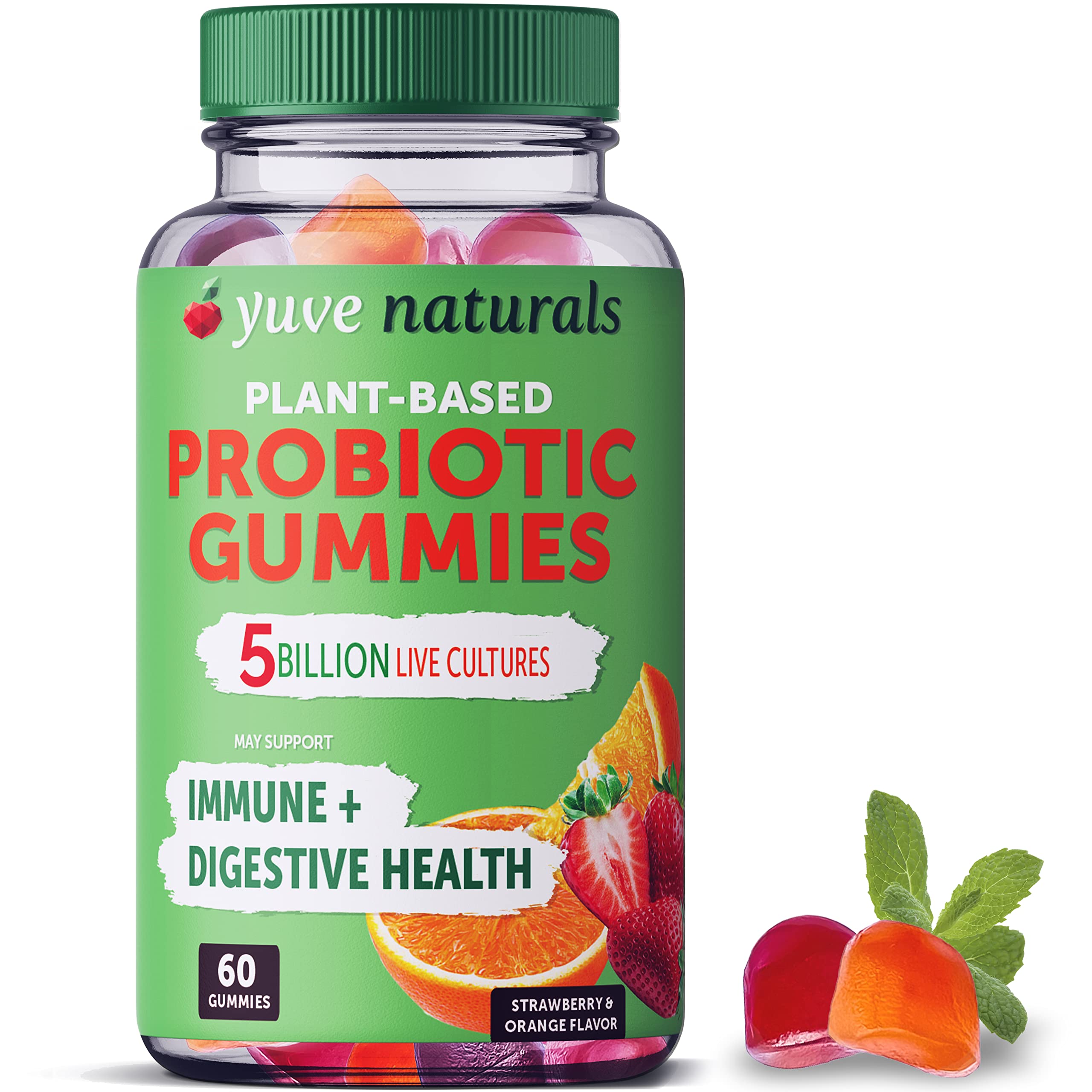 Foto 2 pulgar | Gomitas Probióticas Yuve Vegan de 5 Mil Millones de Cfu para Mujeres y Hombres - Venta Internacional