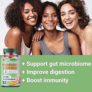 Foto 4 | Gomitas Probióticas Yuve Vegan de 5 Mil Millones de Cfu para Mujeres y Hombres - Venta Internacional