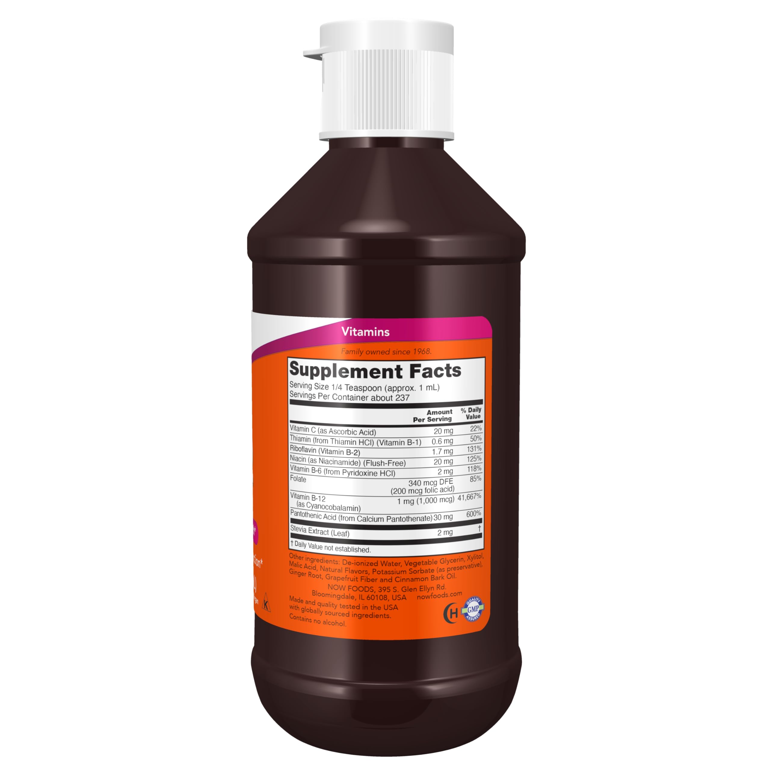 Foto 3 pulgar | Complemento Líquido de Vitamina B-12 Supplement Now 240 Ml - Venta Internacional