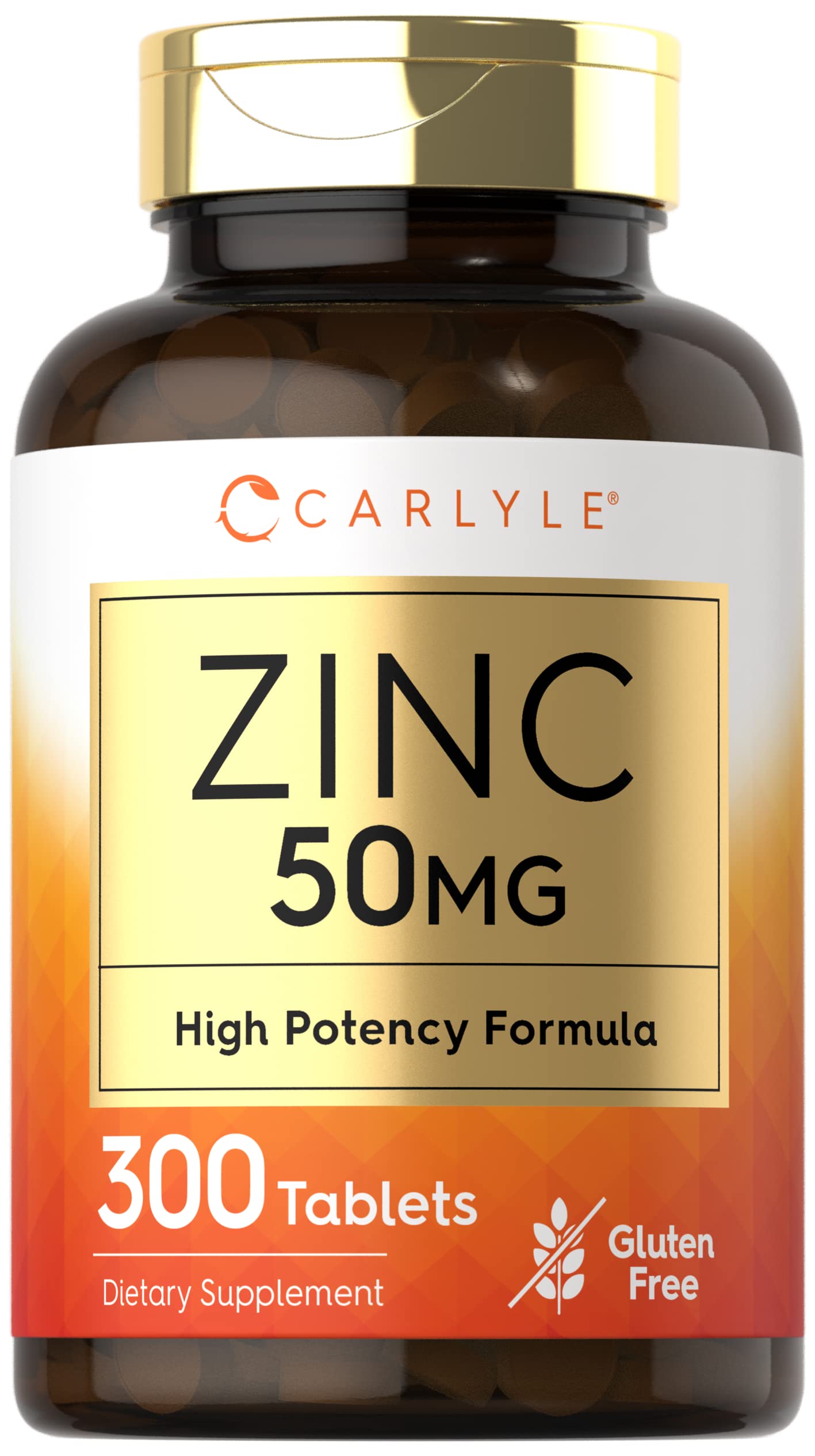Foto 2 pulgar | Suplemento Carlyle Zinc 50 Mg de Gluconato de Zinc 300 Tabletas - Venta Internacional
