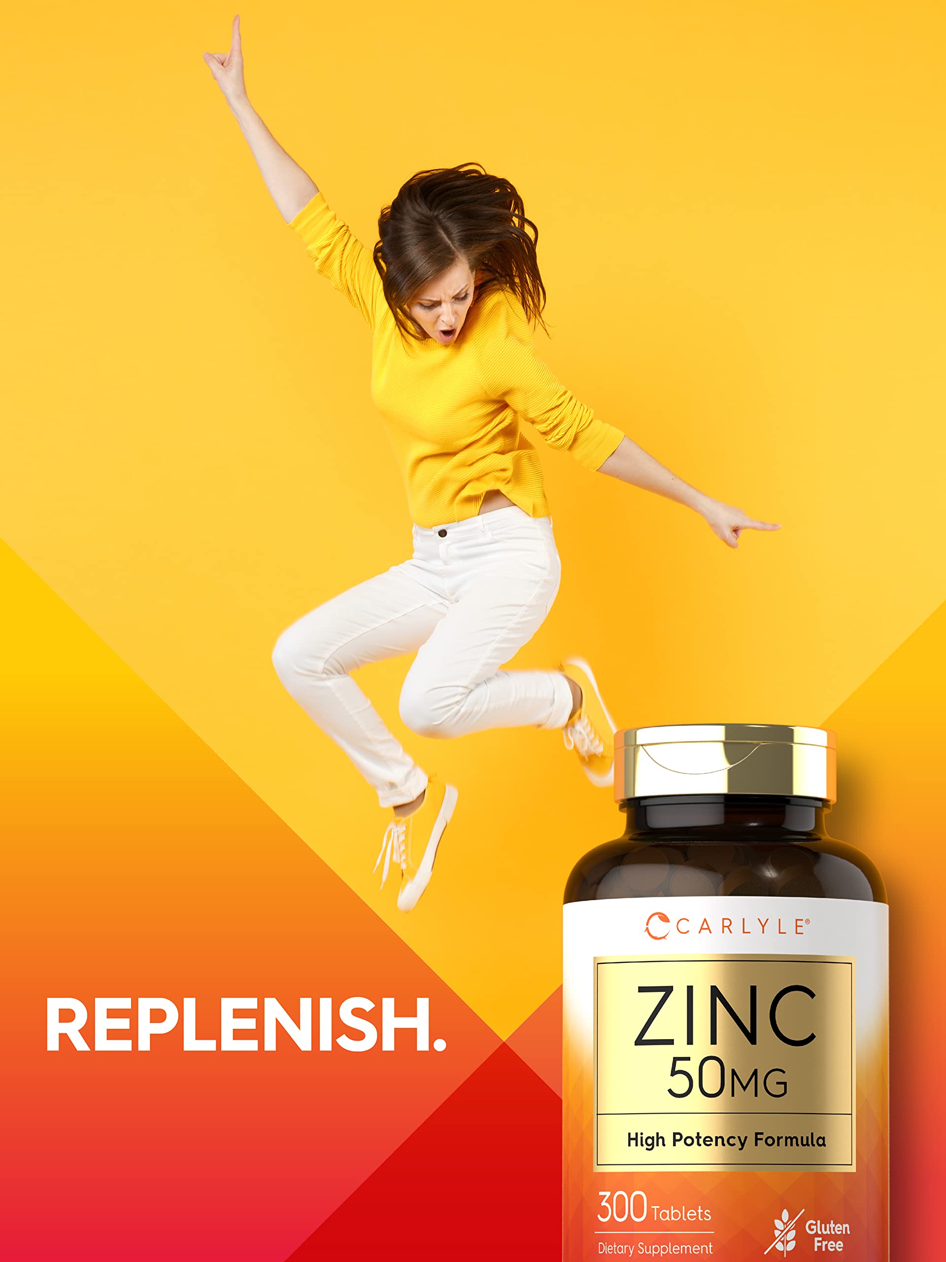 Foto 7 pulgar | Suplemento Carlyle Zinc 50 Mg de Gluconato de Zinc 300 Tabletas - Venta Internacional
