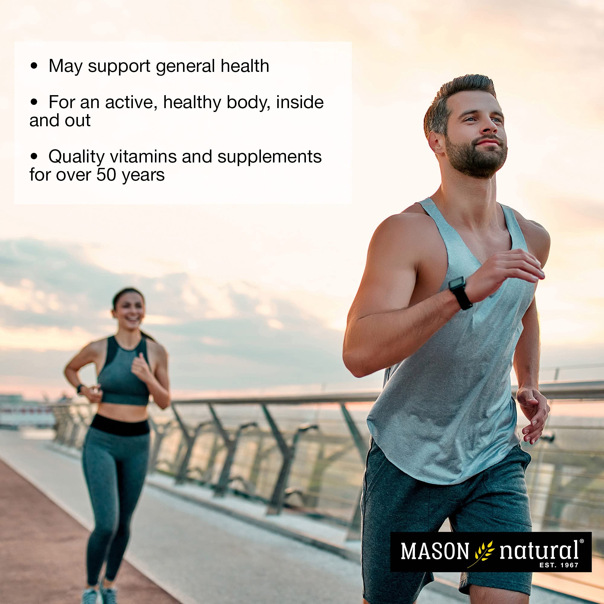 Foto 6 | Suplemento Mason Natural Cranberry con Probióticos / Calcio / Vitamina C 60 Comprimidos - Venta Internacional