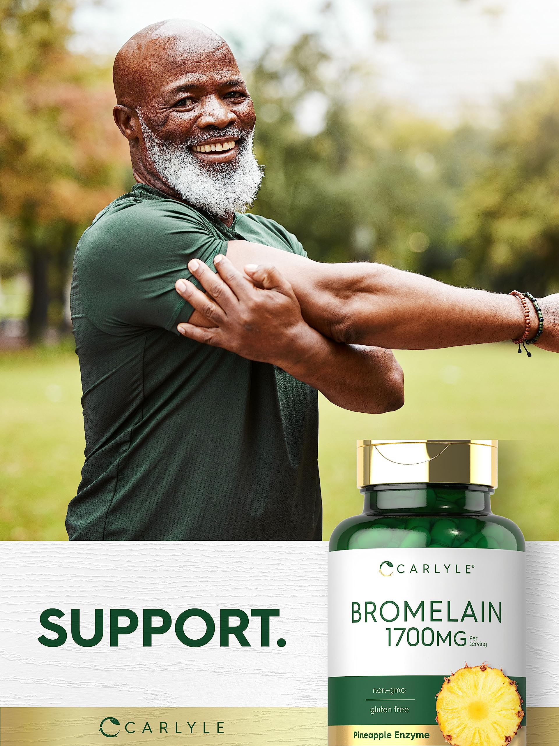 Foto 6 | Suplemento Carlyle Bromelain 1700 mg 90 Cápsulas - Venta Internacional
