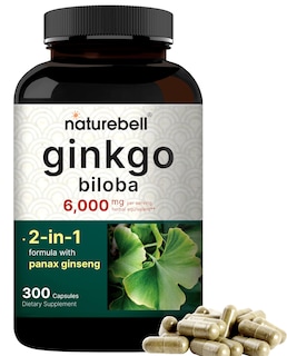 Foto 1 | Suplementos Naturebell Ginkgo Biloba de 6.000 Mg con Panax Ginseng - Venta Internacional