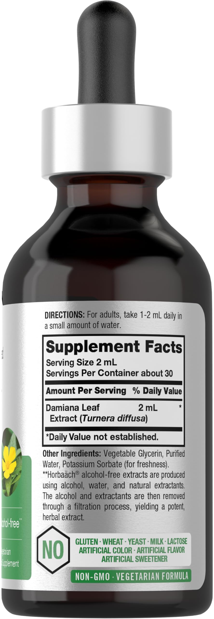 Foto 3 pulgar | Suplemento Horbäach Hoja de Damiana 60 ml-Venta Internacional