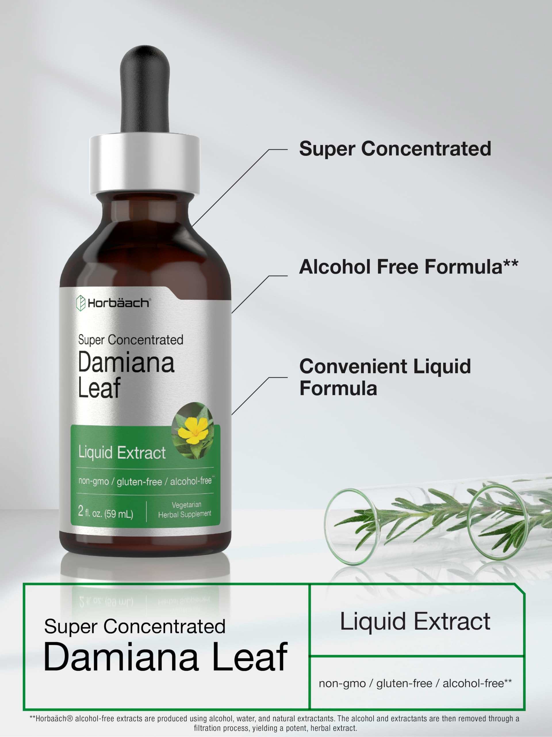 Foto 4 | Suplemento Horbäach Hoja de Damiana 60 ml-Venta Internacional