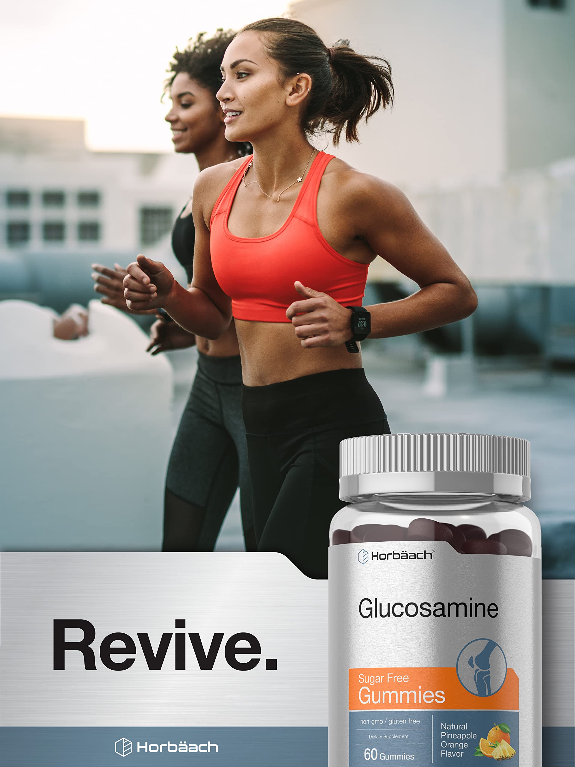 Foto 7 pulgar | Gomitas de Glucosamina Supplement Horbäach 60 Unidades sin Azúcar - Venta Internacional