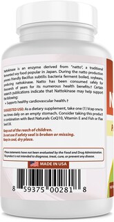 Foto 6 | Suplemento Best Naturals Nattokinase 100 mg 90 Cápsulas - Venta Internacional
