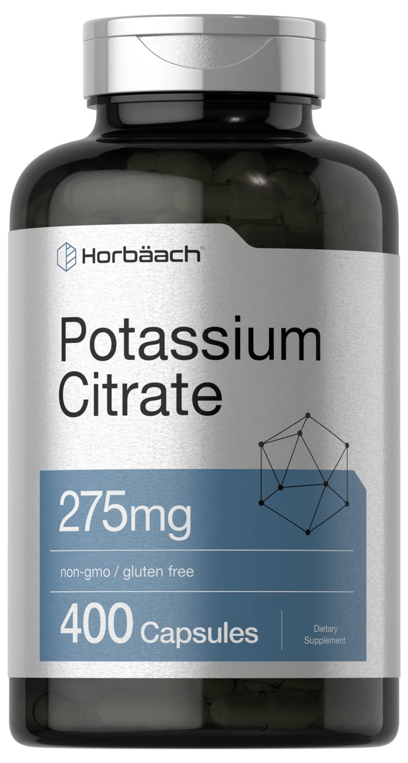 Suplemento Horbäach Citrato De Potasio 400 Cápsulas - Venta Internacional