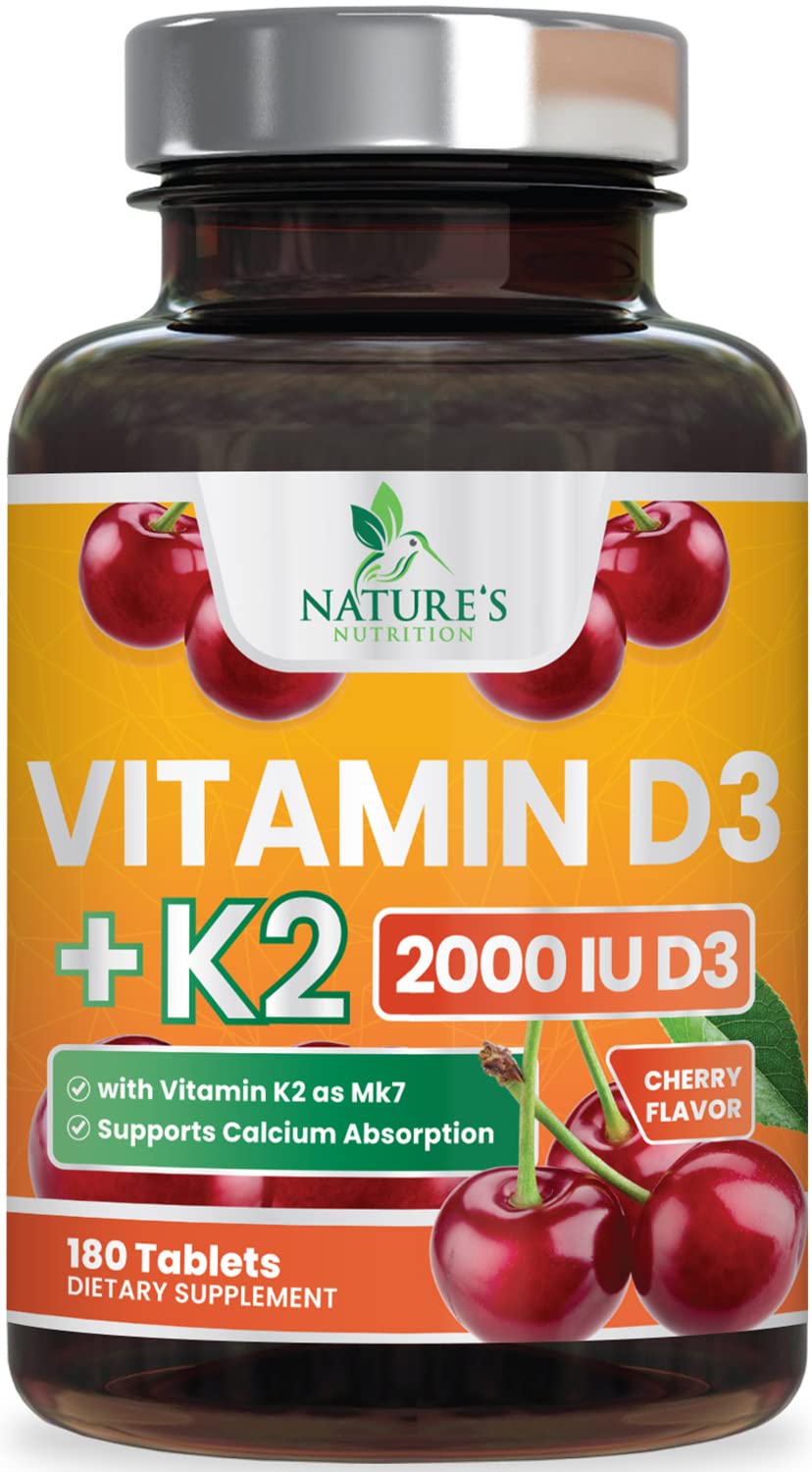 Foto 2 pulgar | Suplemento de Vitamina D3 K2 De Nature's Nutrition 2000 Ui/75 Mcg - Venta Internacional