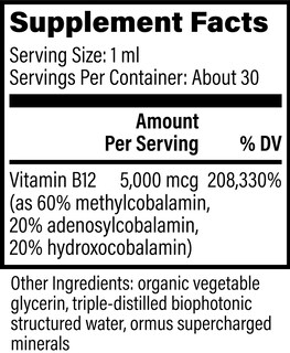 Foto 2 | Vitamina B12 Global Healing Tri-Blend 5000 mcg Sublingual 30 ml - Venta Internacional