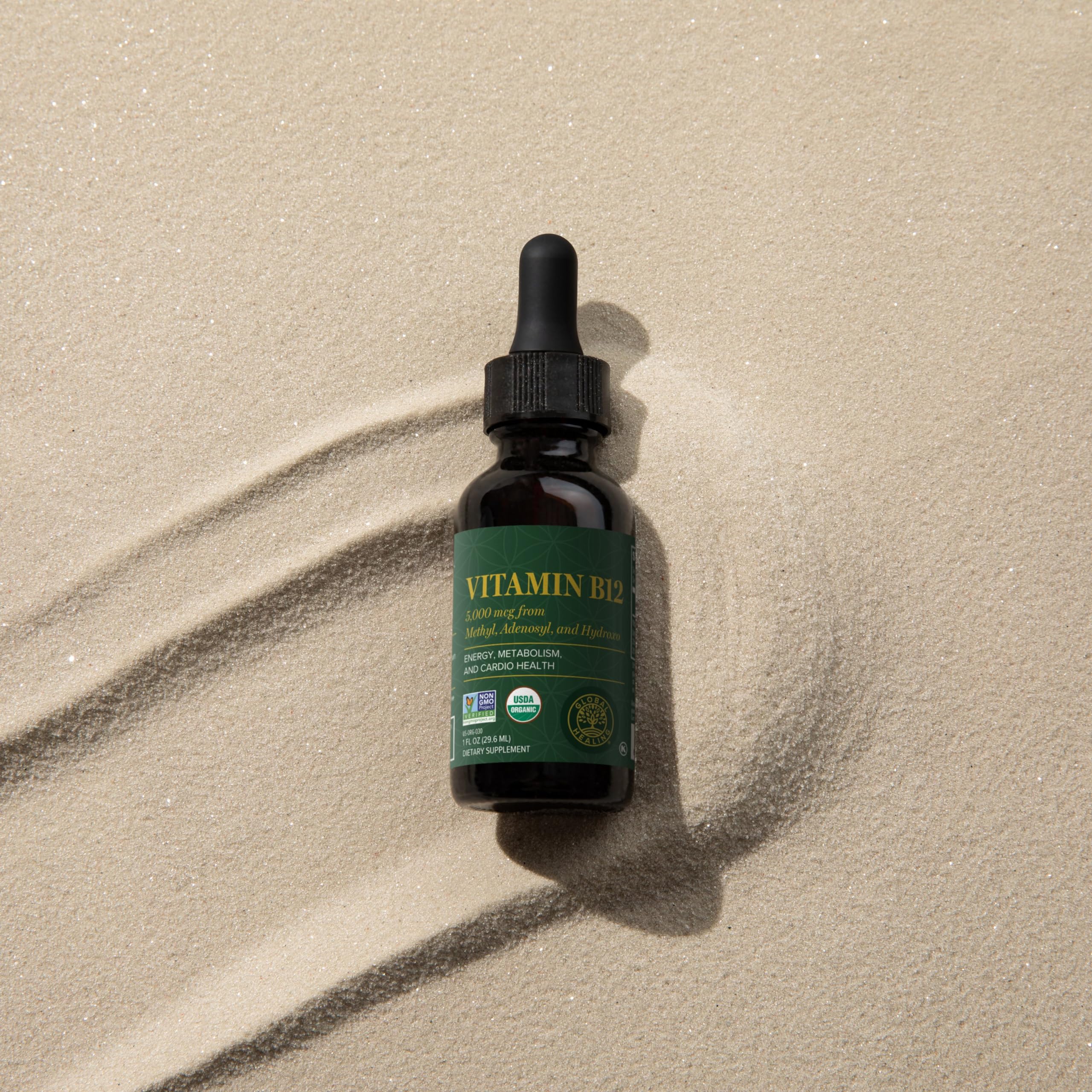 Foto 4 | Vitamina B12 Global Healing Tri-Blend 5000 mcg Sublingual 30 ml - Venta Internacional